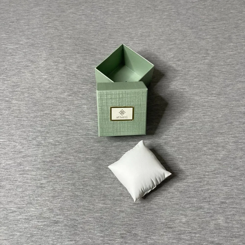 Atterri 3”x3” Empty Jewelry Bracelet & Watch Gift Box